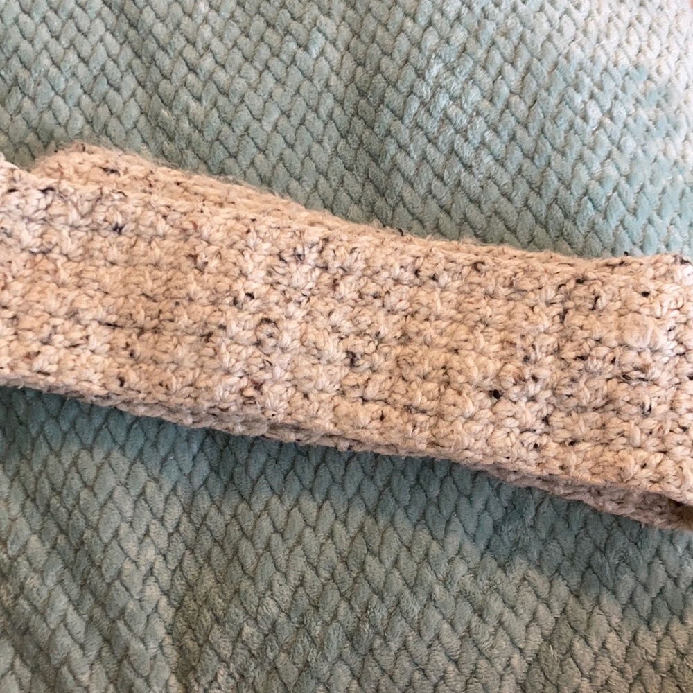 Handmade crochet scarf